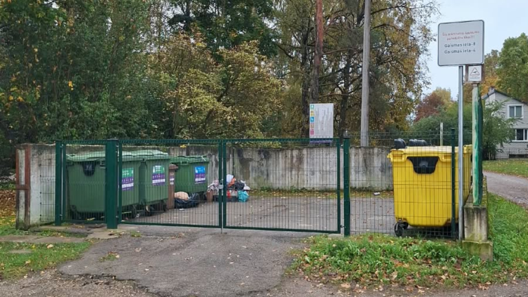 No 1. novembra trīs Ķekavas atkritumu konteineru laukumos vairs nevarēs novietot lielgabarīta atkritumus